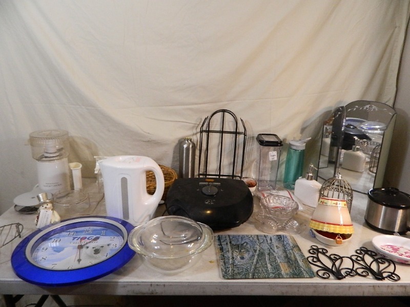 lot 188 image: Pyrex, Mirror, Decor, and More