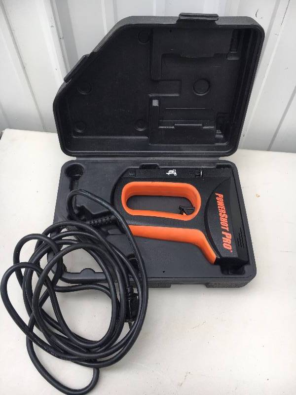 lot 55 image: PowerShot Pro - Electric Staple and Nail Gun