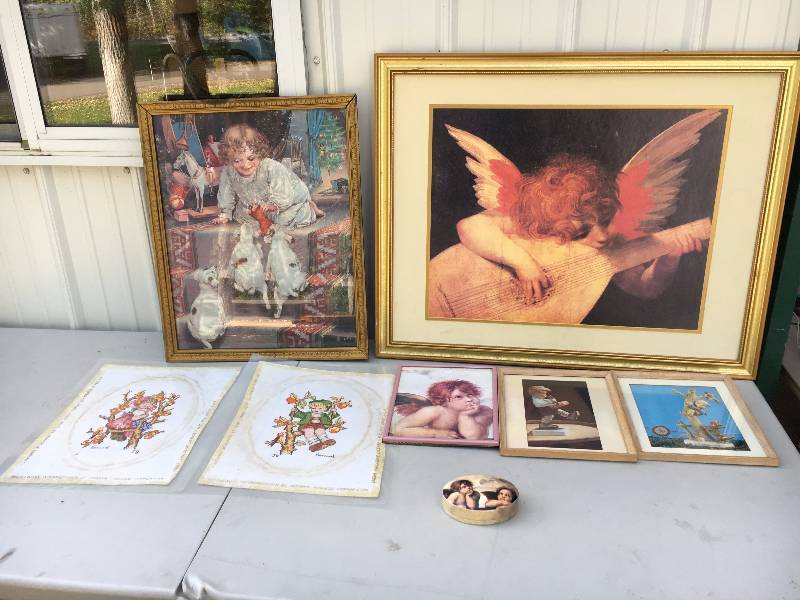 lot 79 image: Angel Framed Art