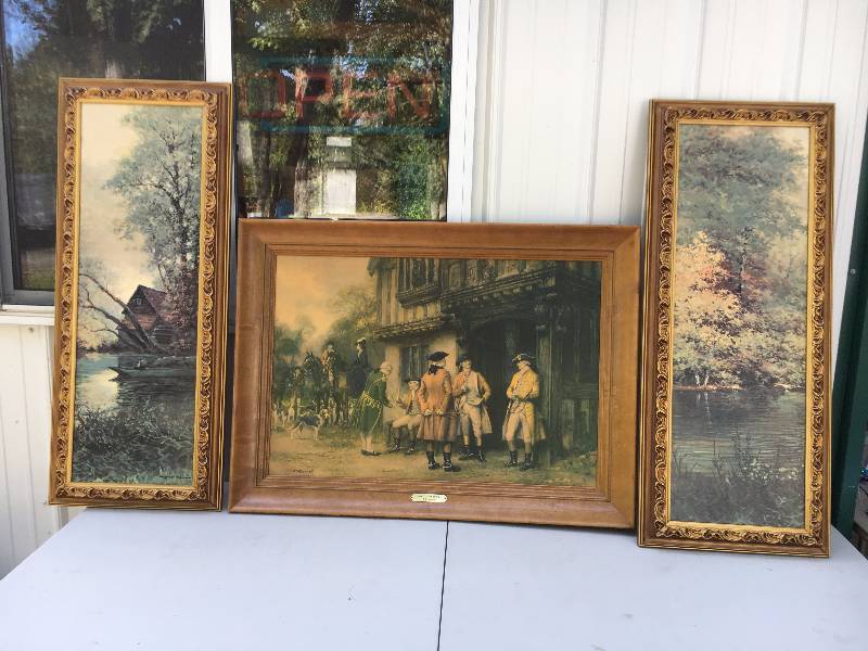 lot 81 image: Framed Art Lot