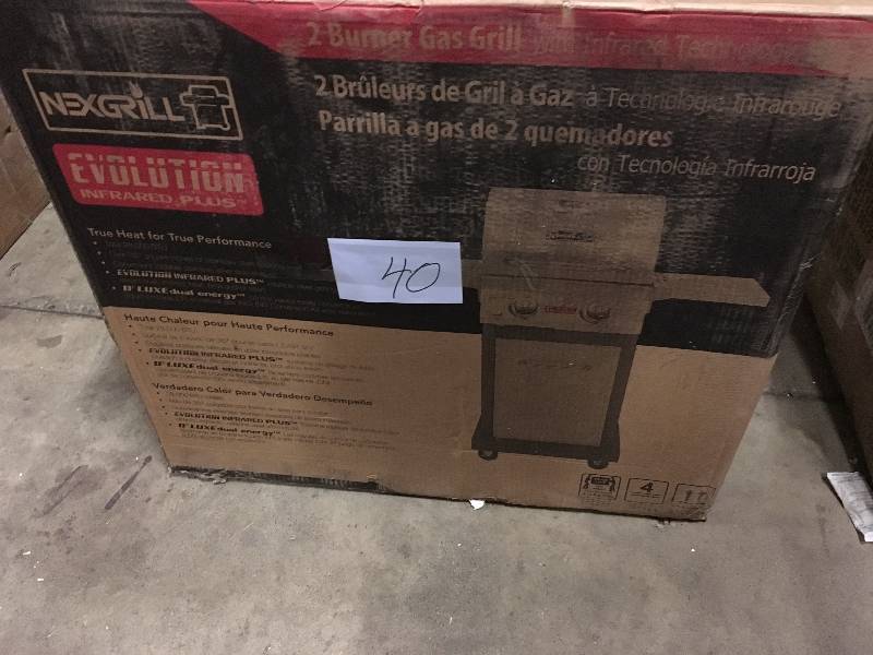 Nexgrill 720-0864M 2-Burner Gas Grill in Stainless Steel w Infrared Technology new