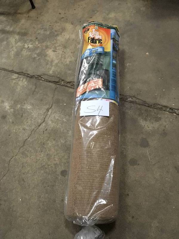 Easy Gardener Sun Screen Fabric (Reduces Temperature Up to 15 Degrees, Provides 90% More Shade) Harvest Wheat Shade Fabric, 6 Feet x 20 Feet