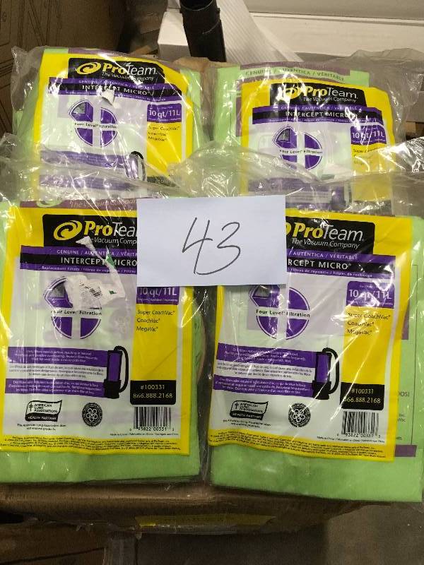 Lot of 4 - 10 Genuine Pro-Team Coachvac Megavacfor PV-100331 New