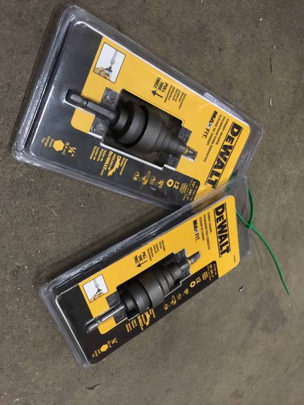 Lot of 2 Dewalt Conduit reamer new