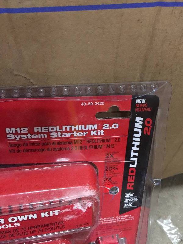 Milwaukee M12 Redlithium 2.0 System Starter Kit