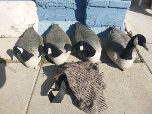 lot 23 image: 4 Goose Decoys