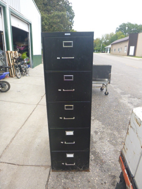 lot 96 image: 5 Drawer File Cabinet