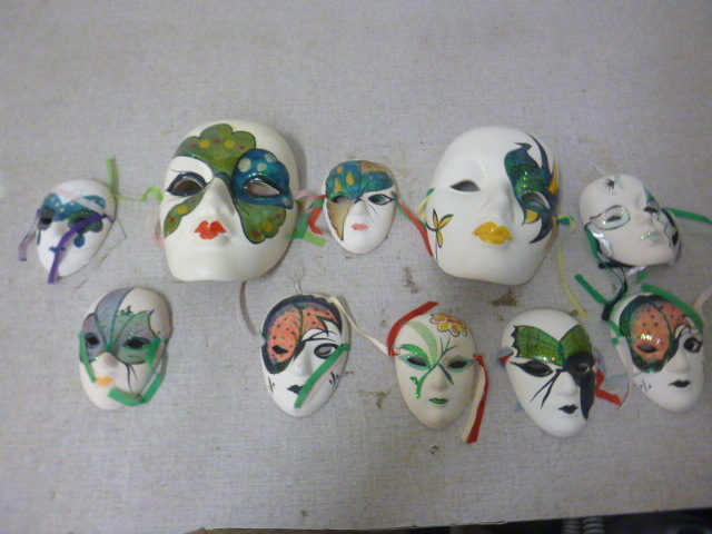 lot 118 image: Painted Wall Masks