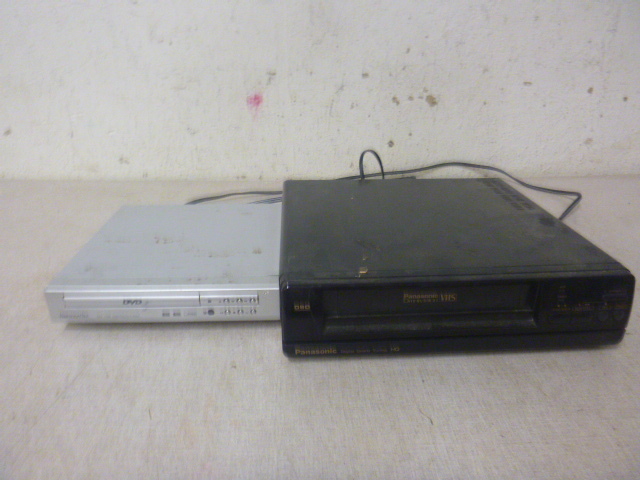 lot 121 image: DVD Player and VHS Player