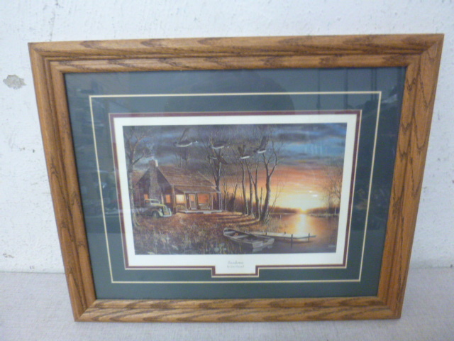 lot 137 image: Sundown by Jim Hansel Print