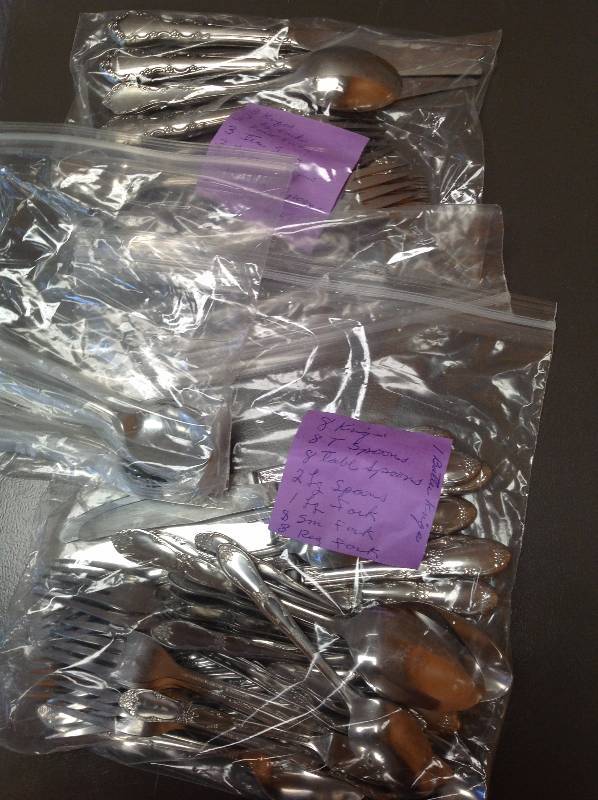 lot 25 image: Silverware