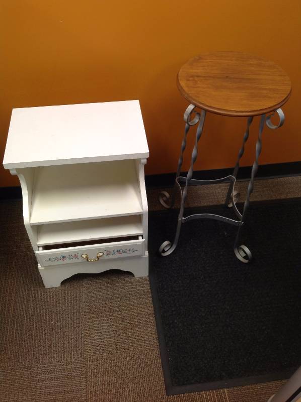 lot 29 image: Small Cabinet, with Plant Stand
