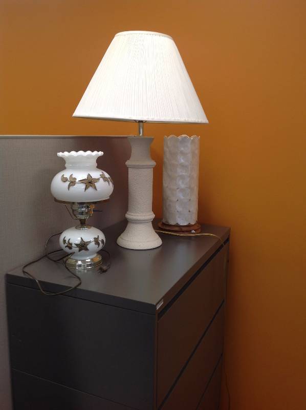 lot 30 image: Four Lamps, two matching