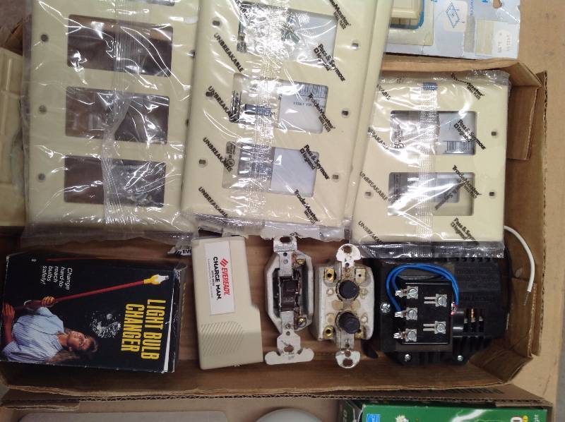 lot 52 image: Light Bulbs, And SwitchOutlet Covers
