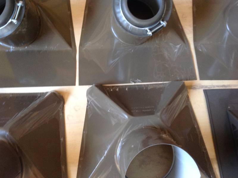lot 6 image: Roof Vent, Five Chimney Vents