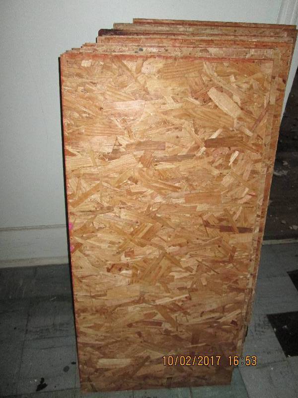 24 sheets of 2 x 4 foot OSB board...