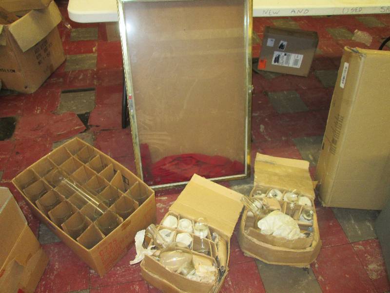 Display case and glassware made in ...