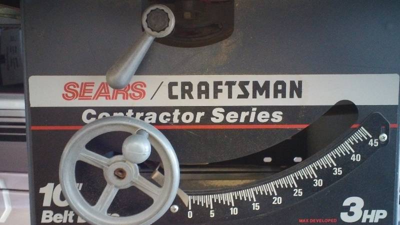 Craftsman table saw