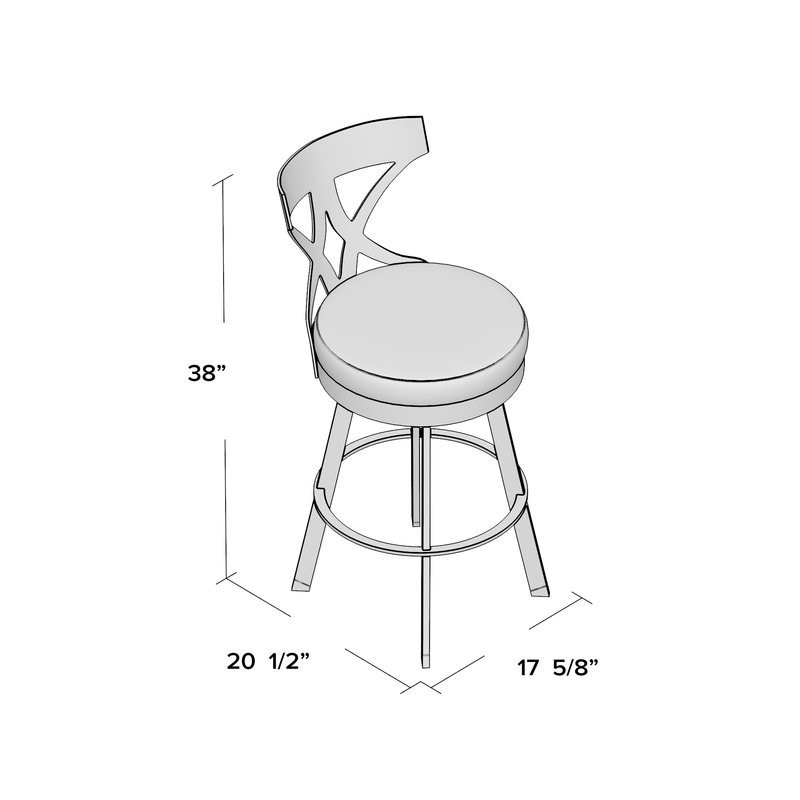 Engel 26 Swivel Bar Stool