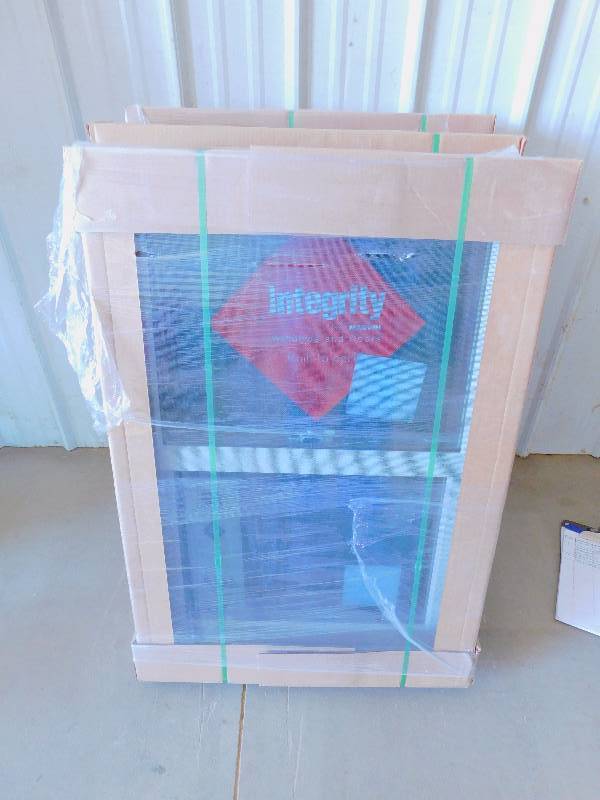 lot 4 image: (3) Integrity Double Hung Vertical Slider Windows