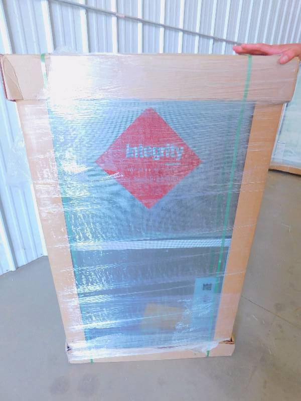 lot 16 image: New Integrity Double Hung Vertical Slider Window with privacy glass