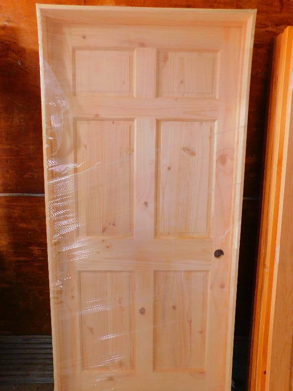 We also have a separate listing for an unfinished door New Solid Pine Doors