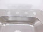 lot 95 image: New Stainless Steel 25 Single Basin Kitchen Sink