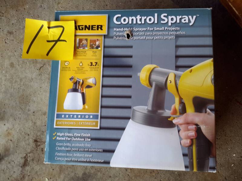 lot 17 image: Wagner, CONTROL SPRAY, Hand held sprayer for small projects