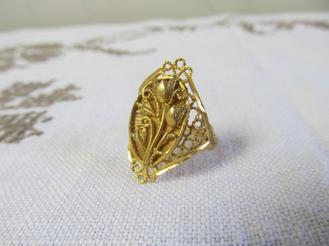 lot 9 image: Vintage Tested 22K GOLD Ring