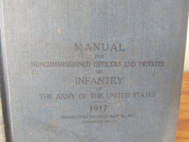 lot 24 image: WW1 Non Commissioned Officer Training Book