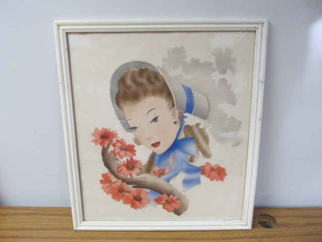 lot 35 image: Vintage 1947 Framed Artwork