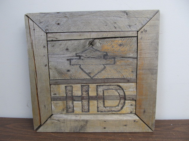 lot 55 image: Barnwood Harley Davidson Display 