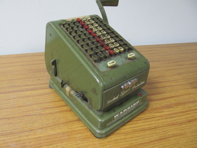 lot 72 image: Vintage Industrial Green Paymaster Ribbon Writer