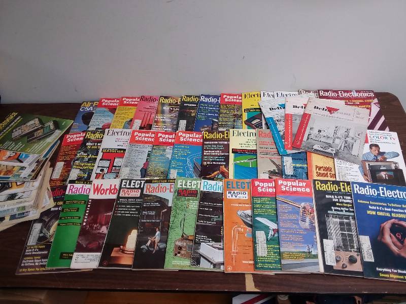 lot 97 image: Large Lot of Vintage Science & Radio Magazines