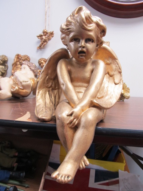 lot 121 image: HUGE Lot of Vintage AngelsCherubs