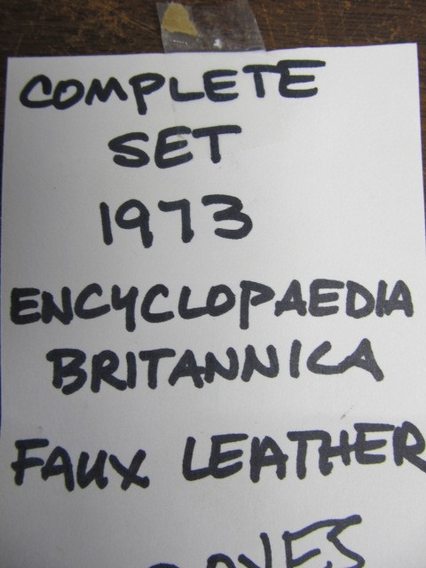 lot 125 image: Complete Set of 1973 Encyclopedia Britannica 