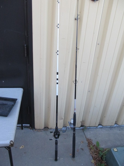 lot 131 image: Nice Pair of Fishing Rods wReels