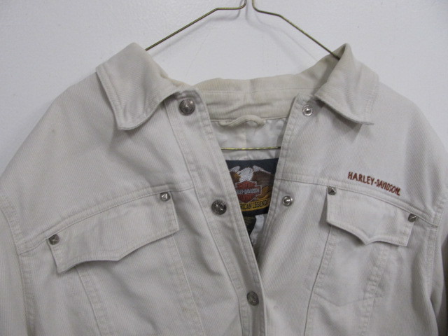 lot 156 image: NICE Corduroy HARLEY DAVIDSON Jacket