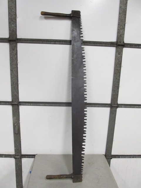 lot 157 image: Large Antique 2-Man Saw