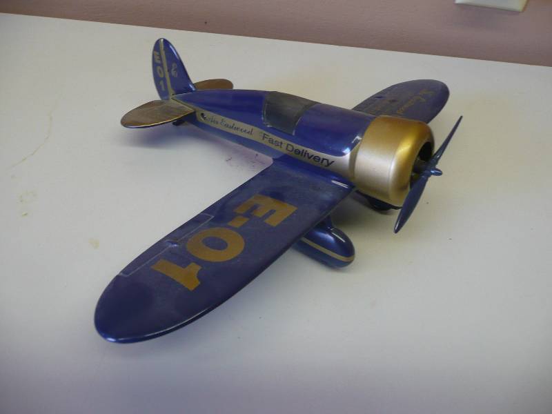 lot 24 image: REVELL INC. AIR EASTWOOD FAST DELIVERY AIRPLANE BANK - GOOD CONDITION - SEE PICTURES