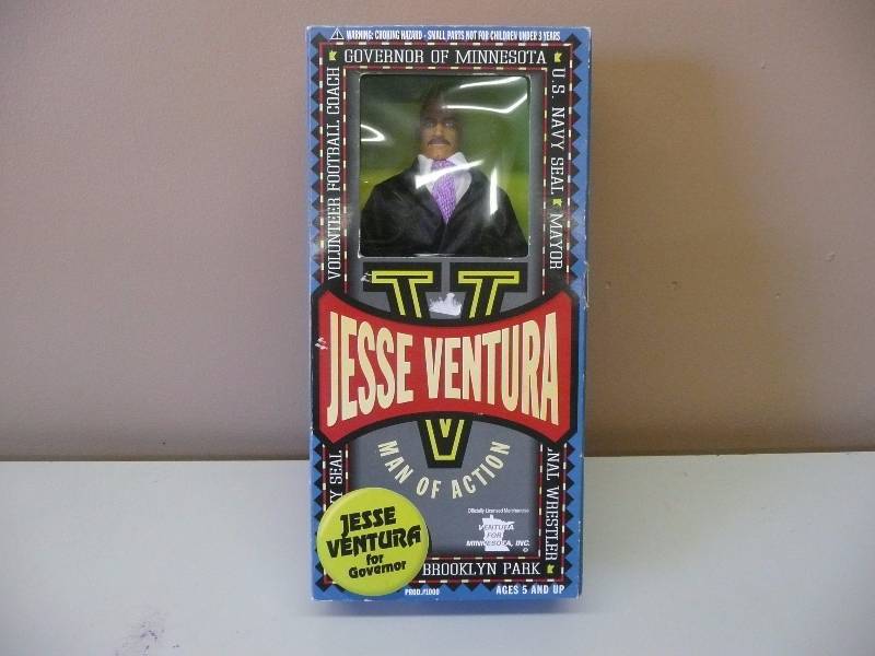 lot 26 image: JESSE VENTURA MAN OF ACTION FIGURE - GOVERNOR, IN BOX - SEE PICTURES