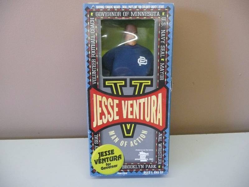 lot 27 image: JESSE VENTURA MAN OF ACTION FIGURE - COACH, IN BOX - SEE PICTURES