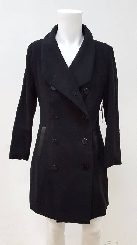 lot 681 image: Harv Benard Womens 34-Length Double-Button Coat - Size M