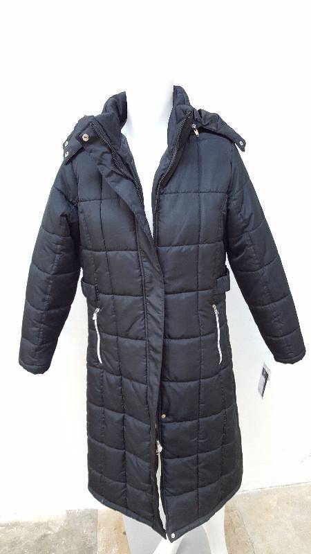 lot 702 image: KC Collection Womens Quilted Maxi Puffer Jacket - Size L