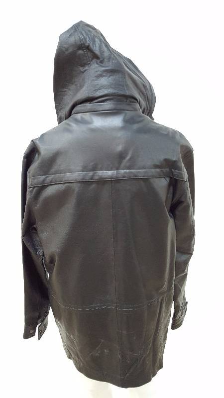 lot 720 image: Mens 23rd St. Black Leather Jacket - Size M