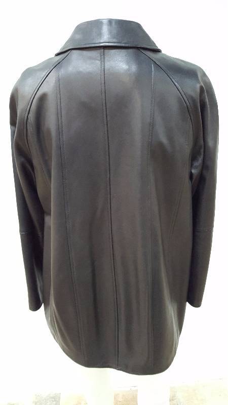 lot 737 image: LNR Sport Black Leather Jacket Mens Size M