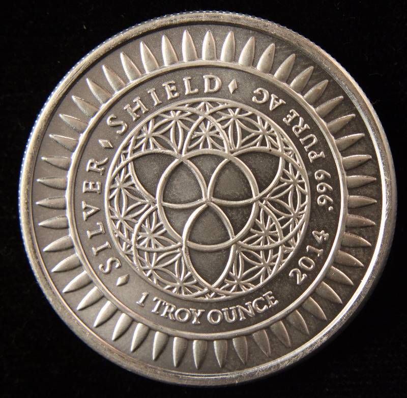 1 TROY OZ. .999 FINE SILVER UNCLE SLAVE-I WANT YOU SILVER SHIELD ROUND
