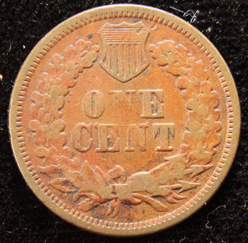 1869 INDIAN HEAD CENT VG DETAILS