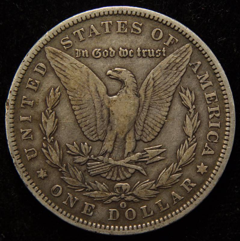 1890-O MORGAN SILVER DOLLAR VERY FINE