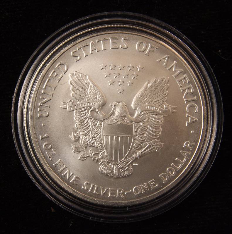 2003 AMERICAN SILVER EAGLE 1 TROY OZ. .999 FINE SILVER IN AIRTITE